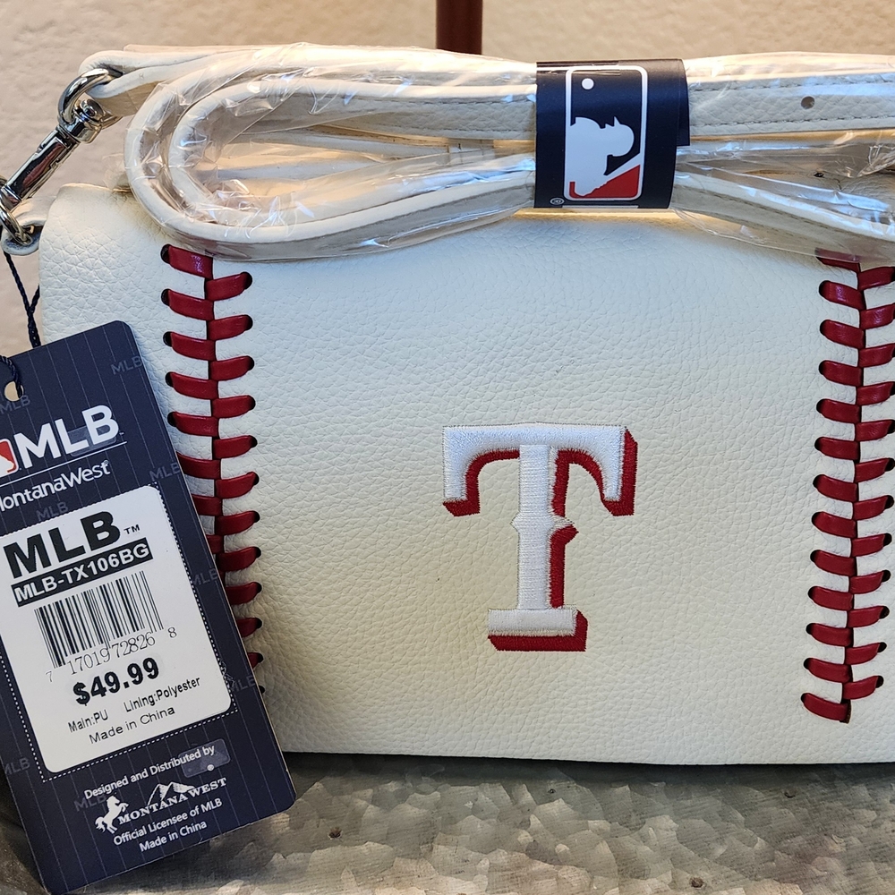 MLB Cream and Red Crossbody Bag